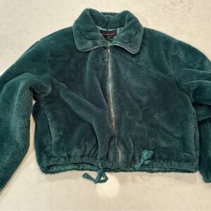 Emerald Green Teddy Jacket